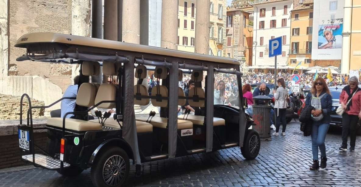 Rome: Night Tour of the City by Golf Cart (Private option) - Circus Maximus and Piazza Venezia: photos, perspective, and calm driving