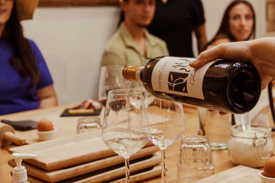 Rome: Pasta Making with Wine Tasting and Dinner in Frascati - Lunch or dinner in the cellar: what the meal feels like