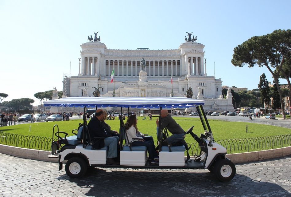 Rome: Private Guided City Highlights Tour by Golf Cart - Your guide matters: English narration plus smart stop choices