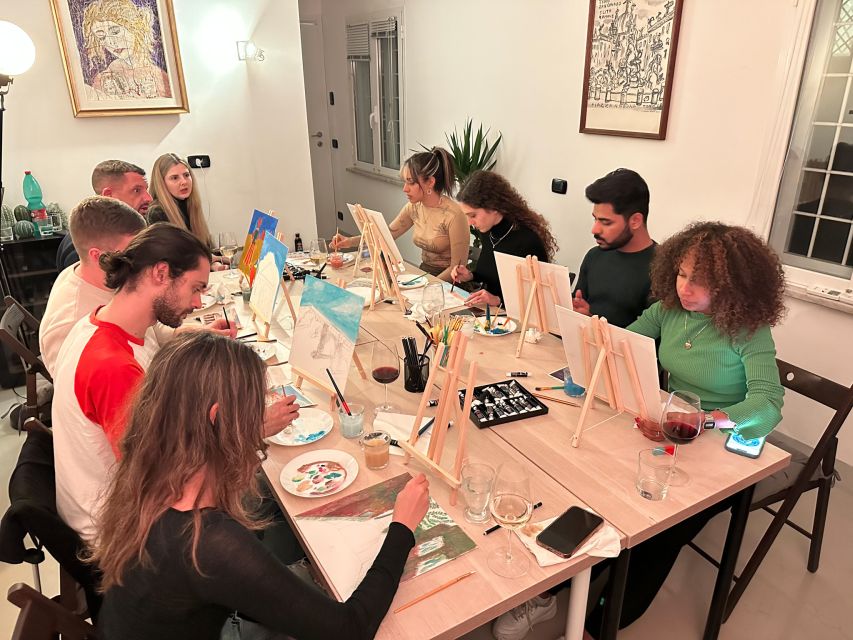 Rome: Small-Group Art Class with Wine - Unlimited Wine and Roman Pizza: The Social Engine of the Class
