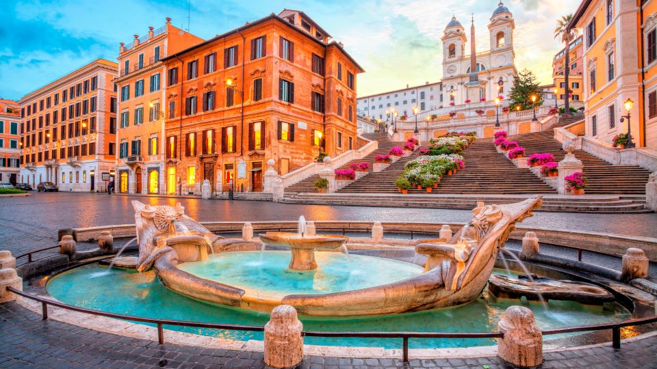 Rome: Squares and Fountains Walking Guided Tour - Trinità dei Monti to Spanish Steps: your Rome “welcome” viewpoint