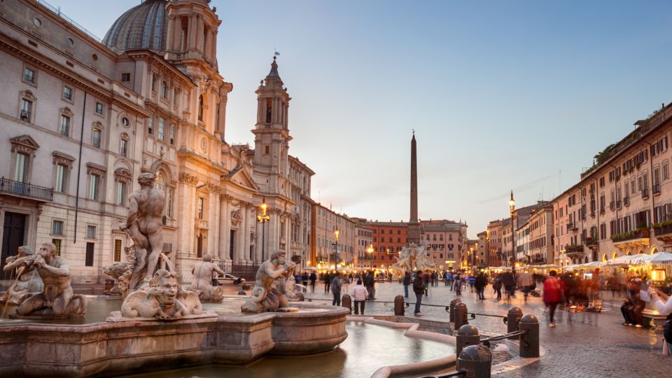 Rome: Squares and Fountains Walking Guided Tour - Piazza Navona: where Baroque looks like it’s performing