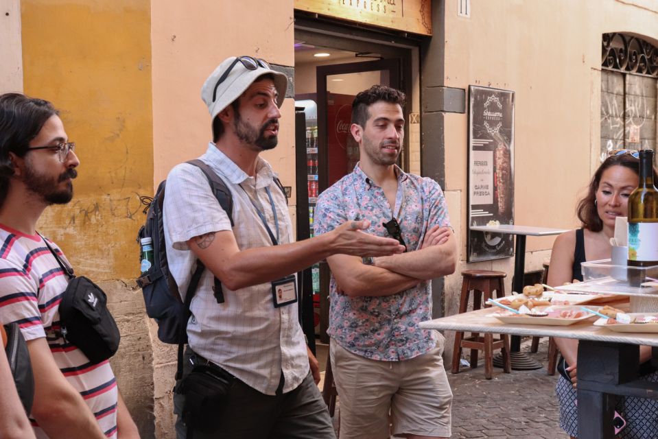 Rome: Trastevere and Campo de Fiori Food Tour - Dar Filettaro a Santa Barbara: breaded hake and local wine