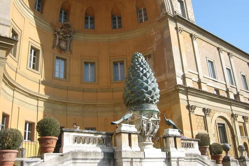 Rome: Vatican Early Morning Private Tour - Courtyards and Galleries: Pigna, Octagonal Court, Candelabra, and Maps