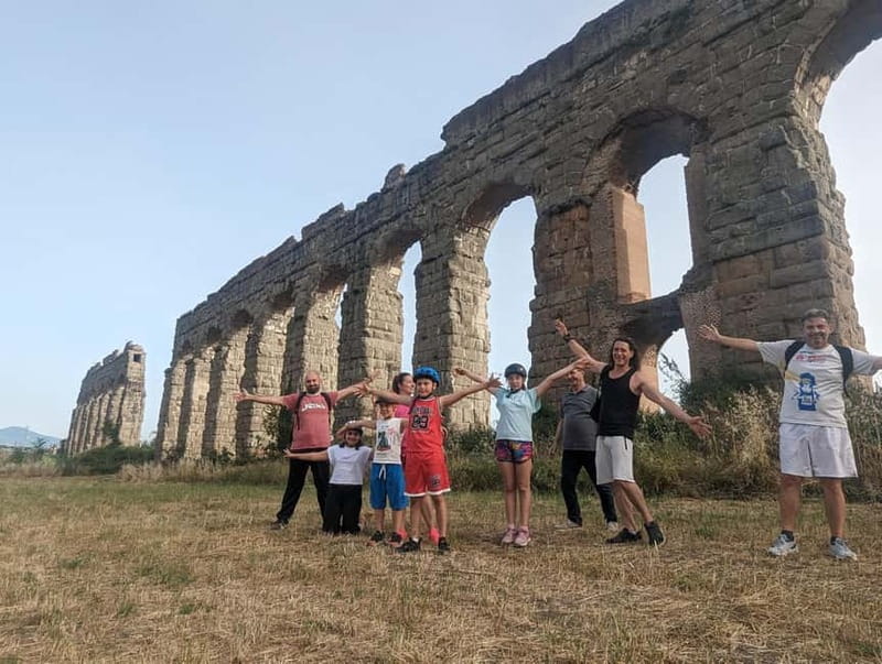 Rome:Appian Way E-bike Tour, Catacombs, Aqueducts & Transfer - Baths of Caracalla: quick pass, big context
