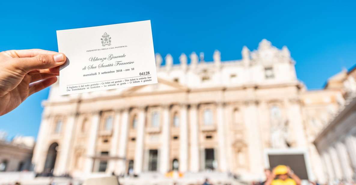 Vatican: Papal Audience and St. Peter's Basilica Guided Tour - The Papal Audience in St Peter’s Square: Unreserved Seats and Fast Security